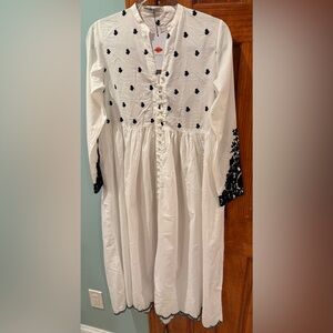 Khaadi ready to wear 3 piece - dress size 8, trouser (extra slim fit) size 12